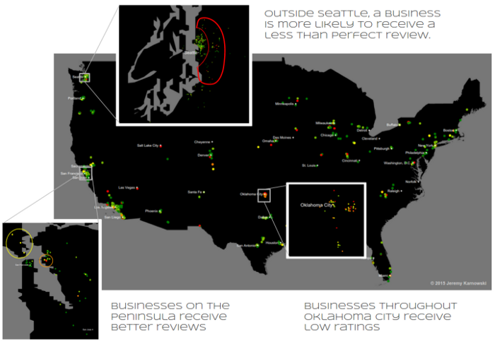 Visualizing deaf-friendly businesses